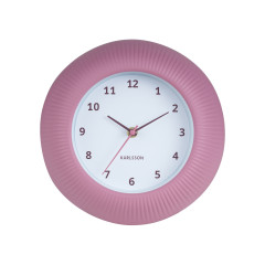 Nástenné hodiny Tender Rib Karlsson KA6048PI, 25cm